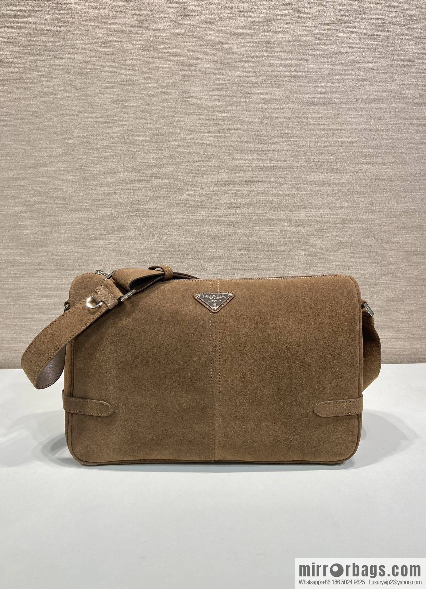PRADA new mailman bag 2VH187 leather