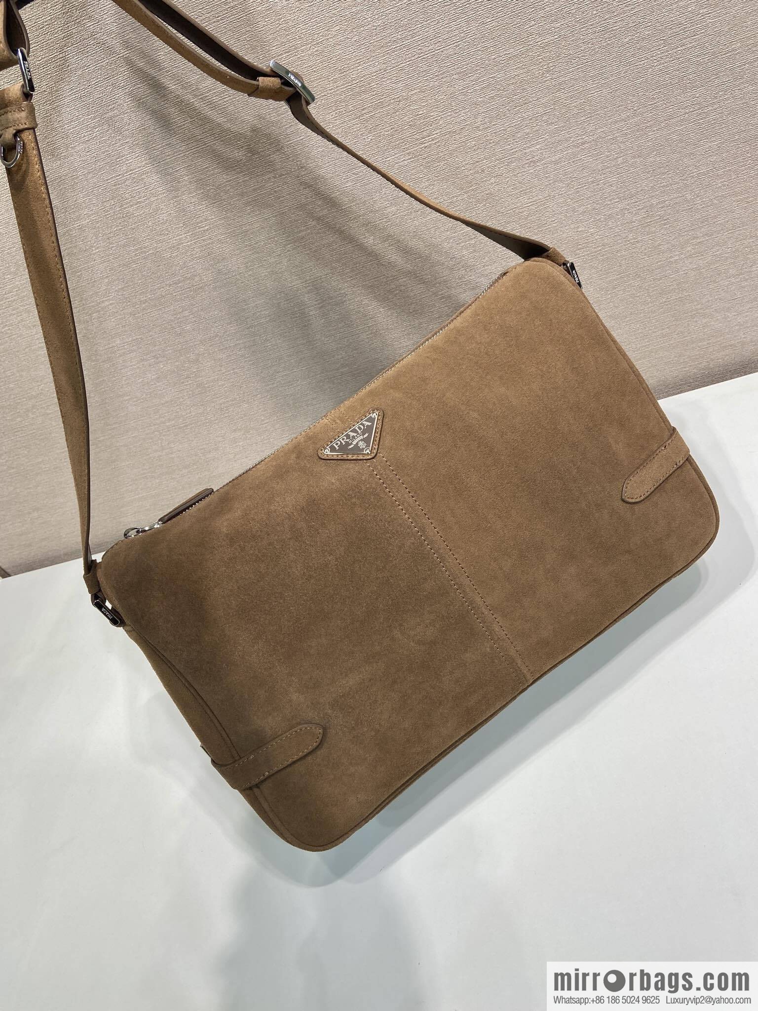 PRADA new mailman bag 2VH187 leather