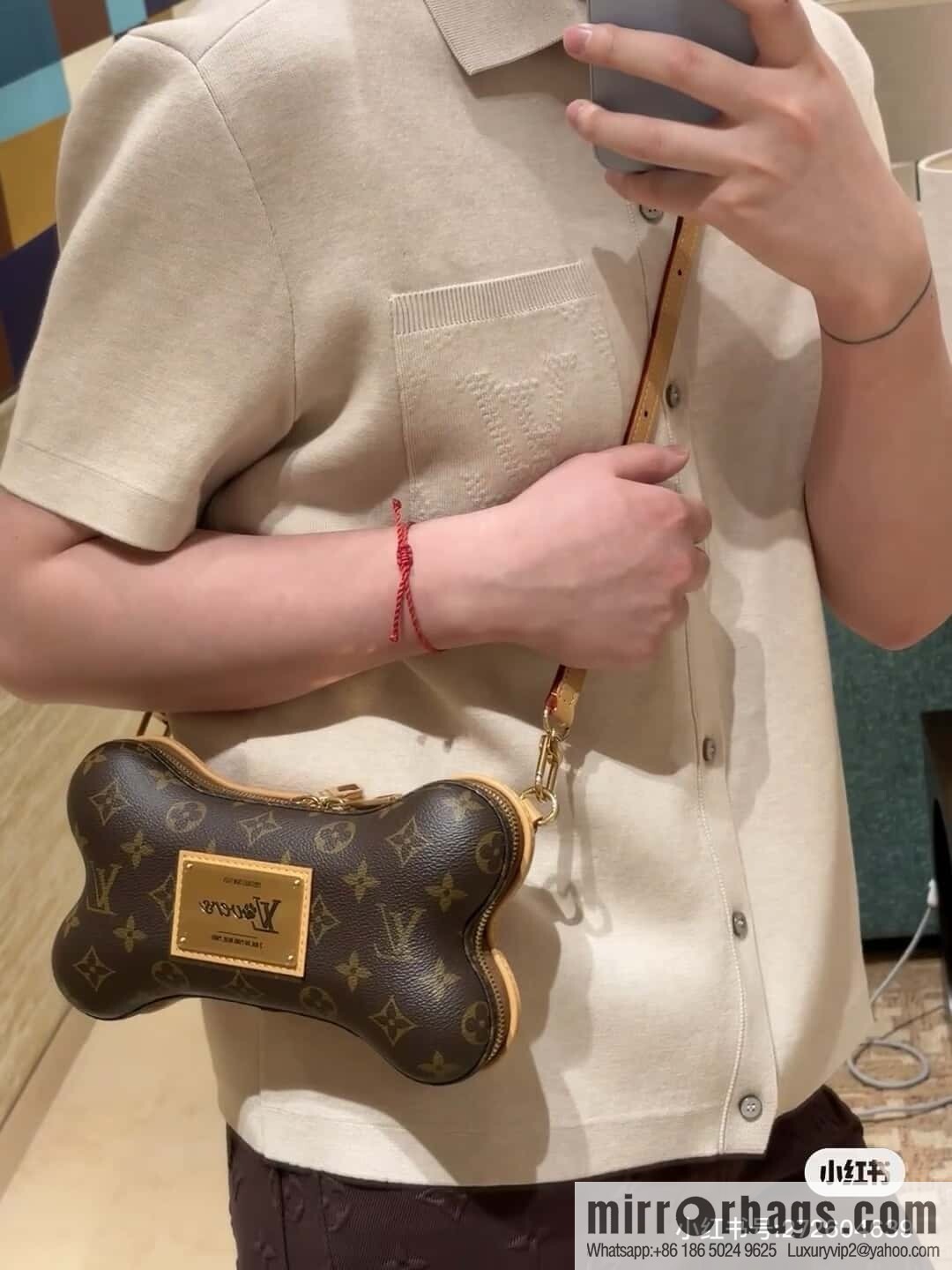 [Boutique‑grade] M12615 presbyopia, bone bag BONE mini handbag Bone mini handbag