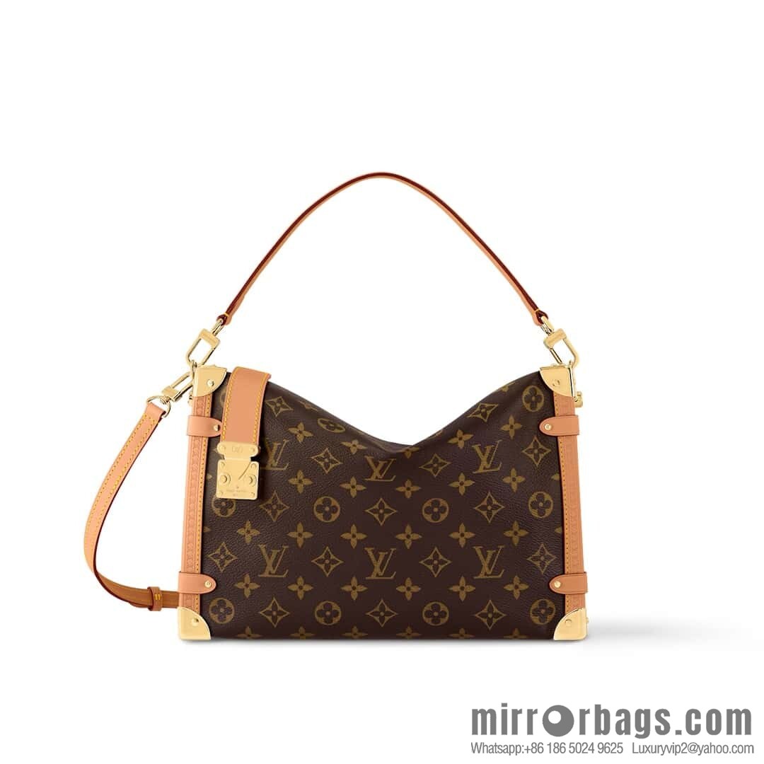 [Boutique‑grade] M14513 presbyopia, soft box chain bag SIDE TRUNK large handbag