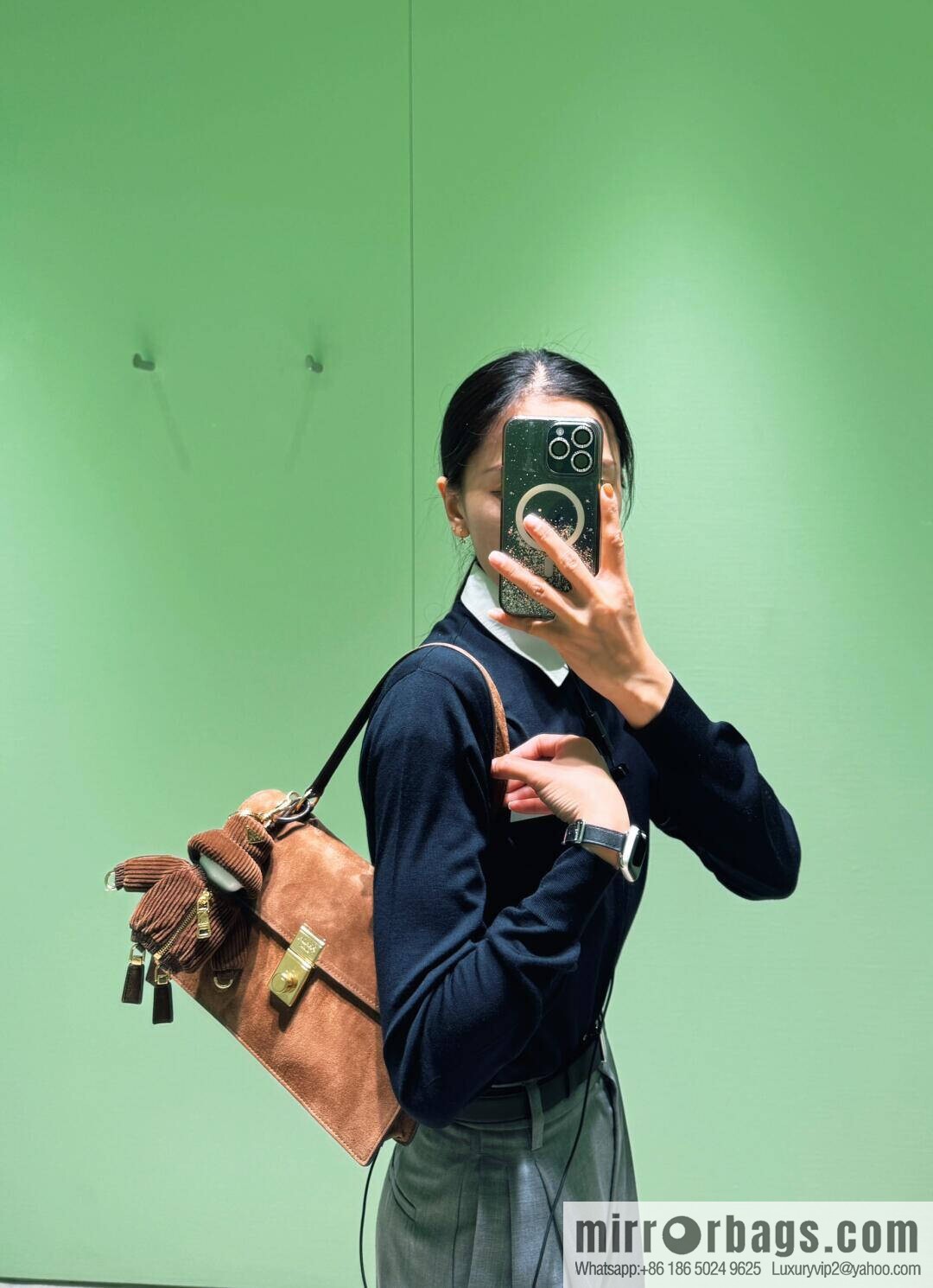 PRADA new catwalk model 1BN023 suede