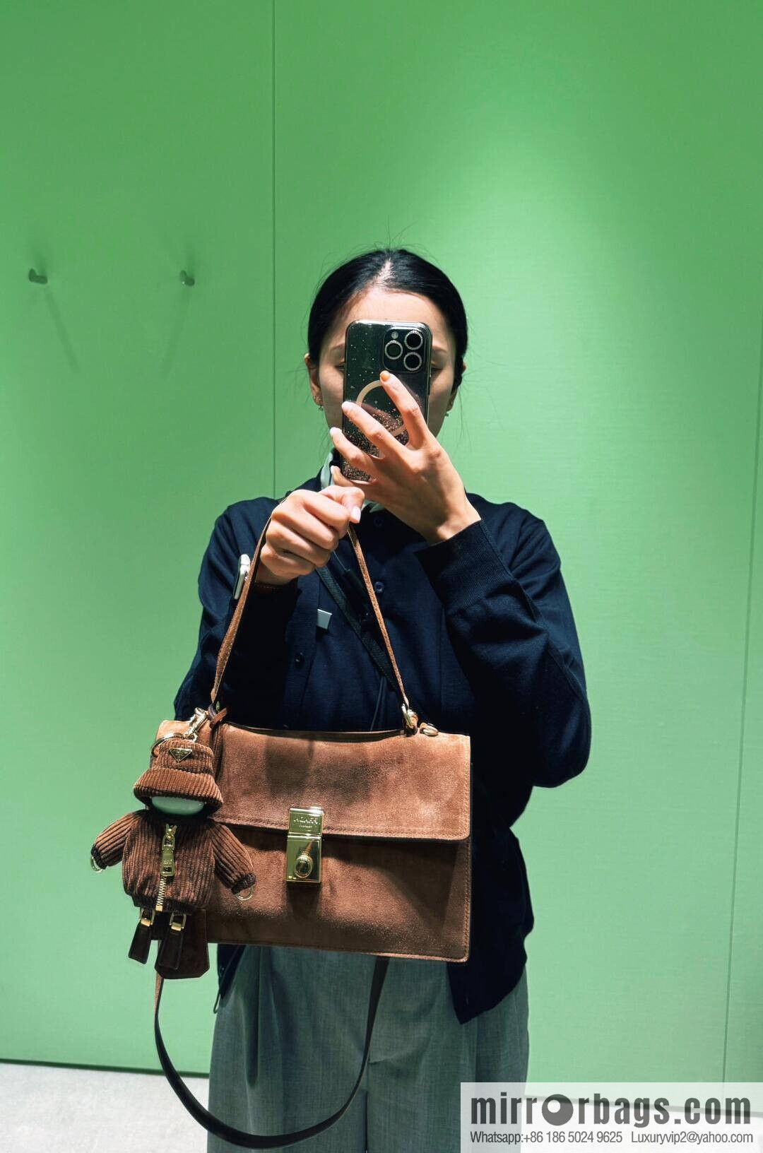 PRADA new catwalk model 1BN023 suede