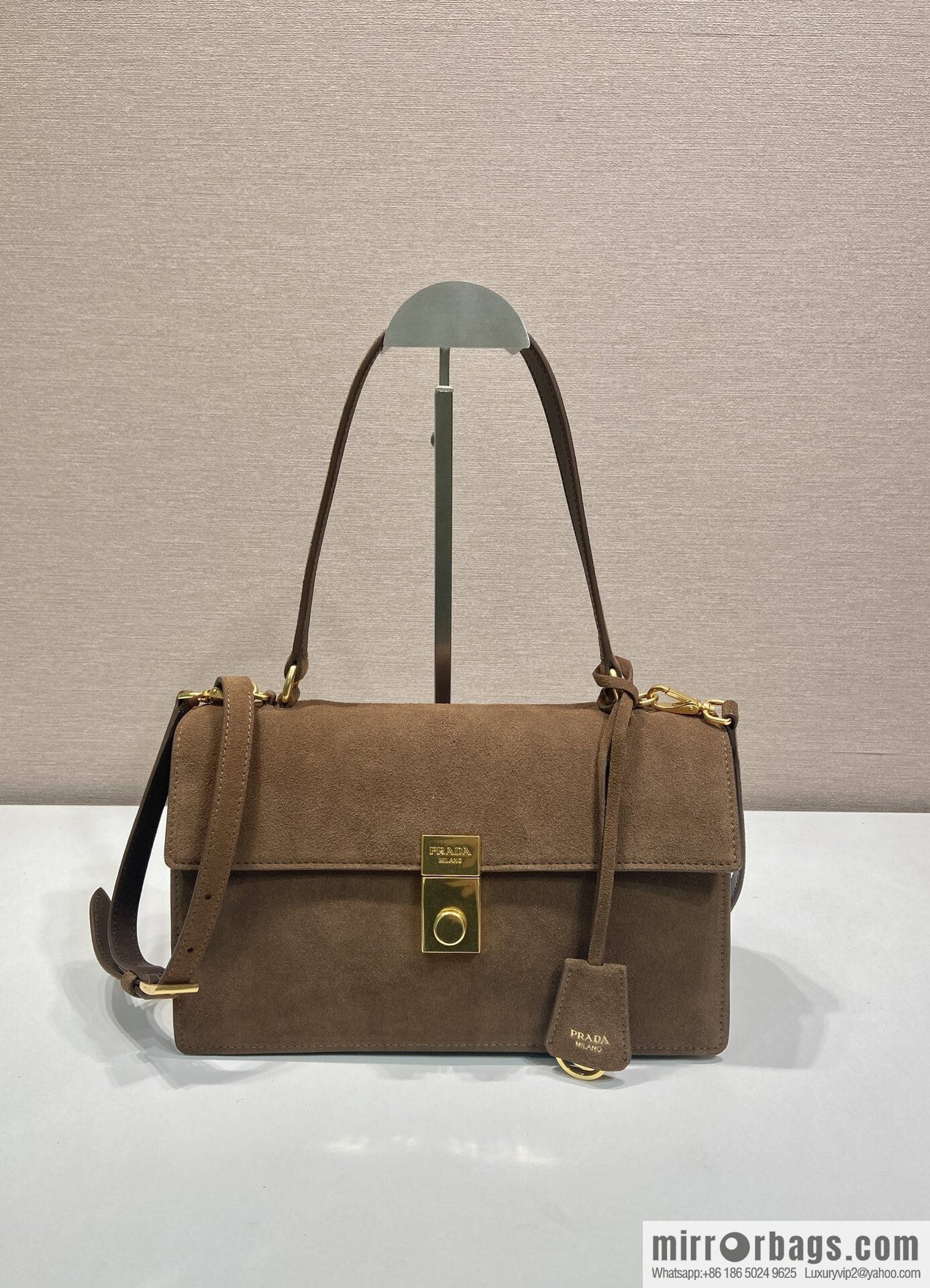 PRADA new catwalk model 1BN023 suede