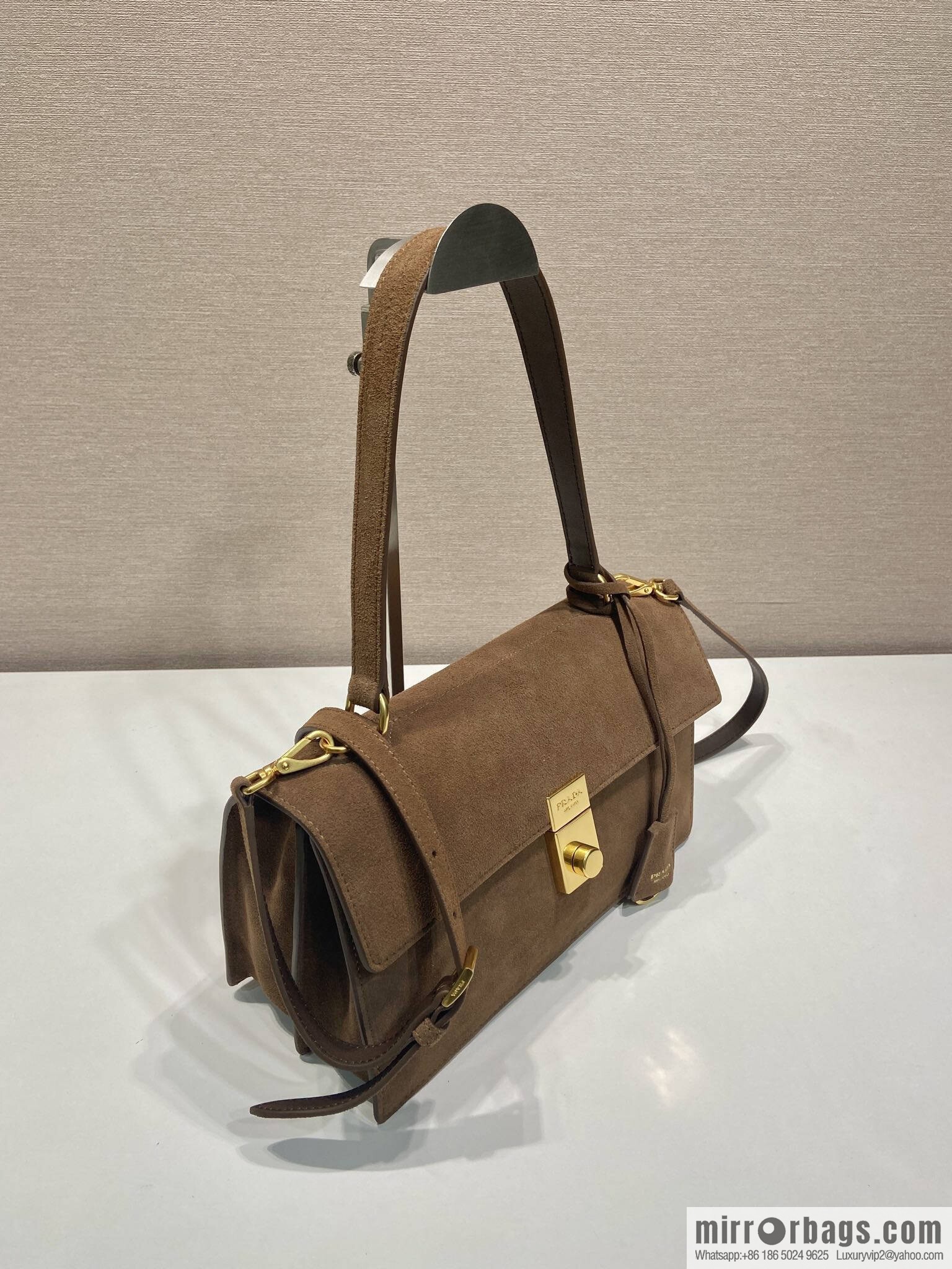 PRADA new catwalk model 1BN023 suede