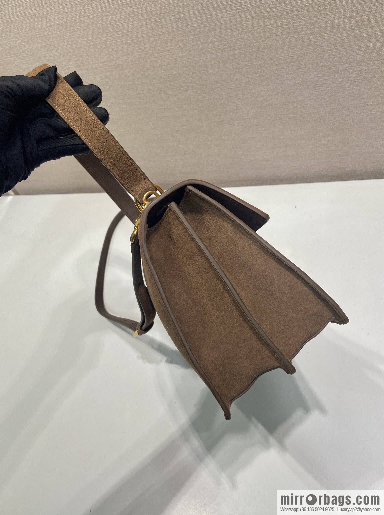 PRADA new catwalk model 1BN023 suede
