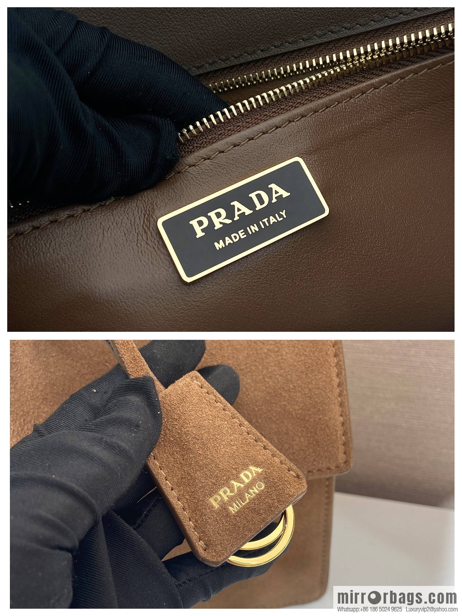PRADA new catwalk model 1BN023 suede