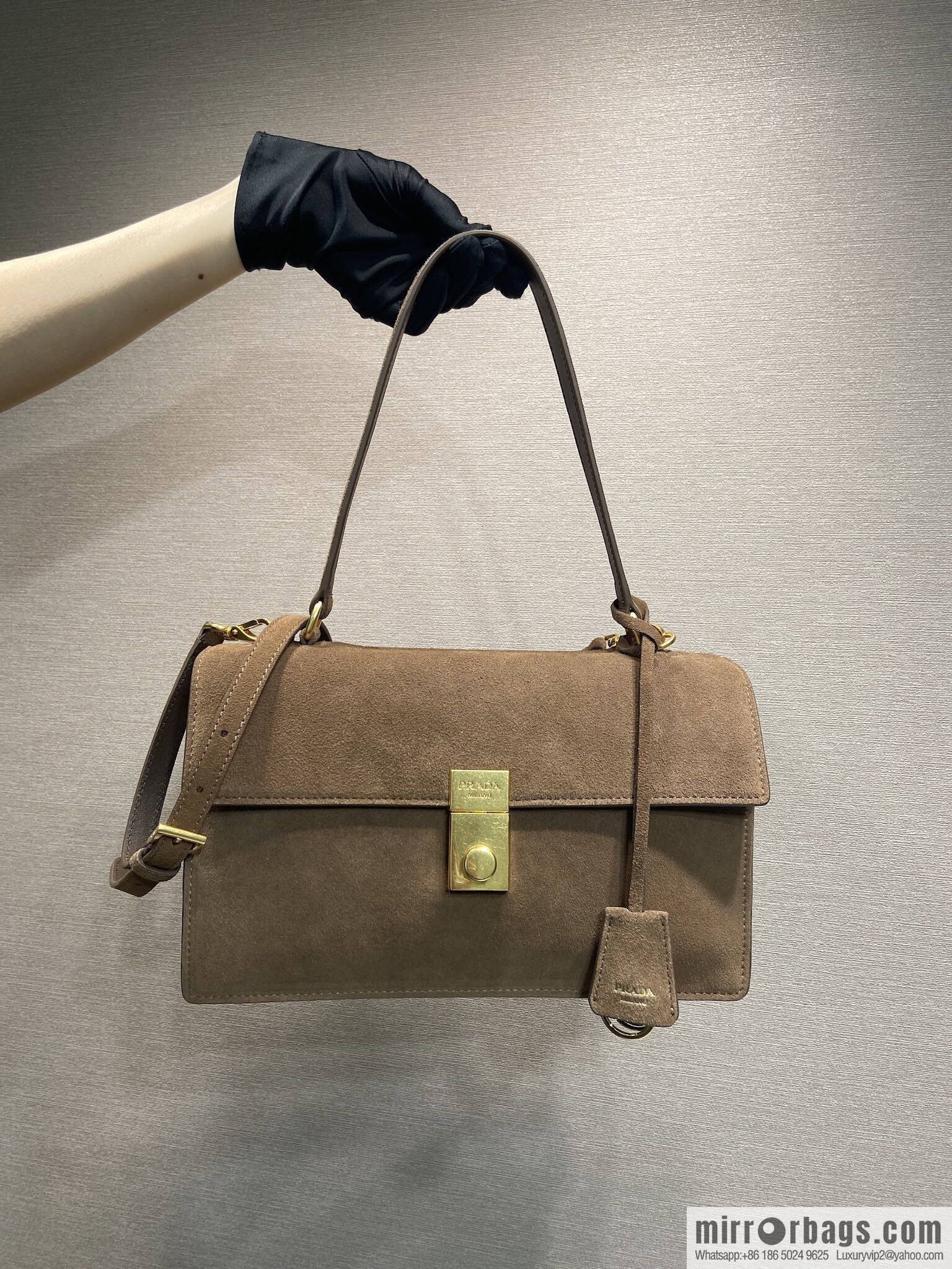 PRADA new catwalk model 1BN023 suede