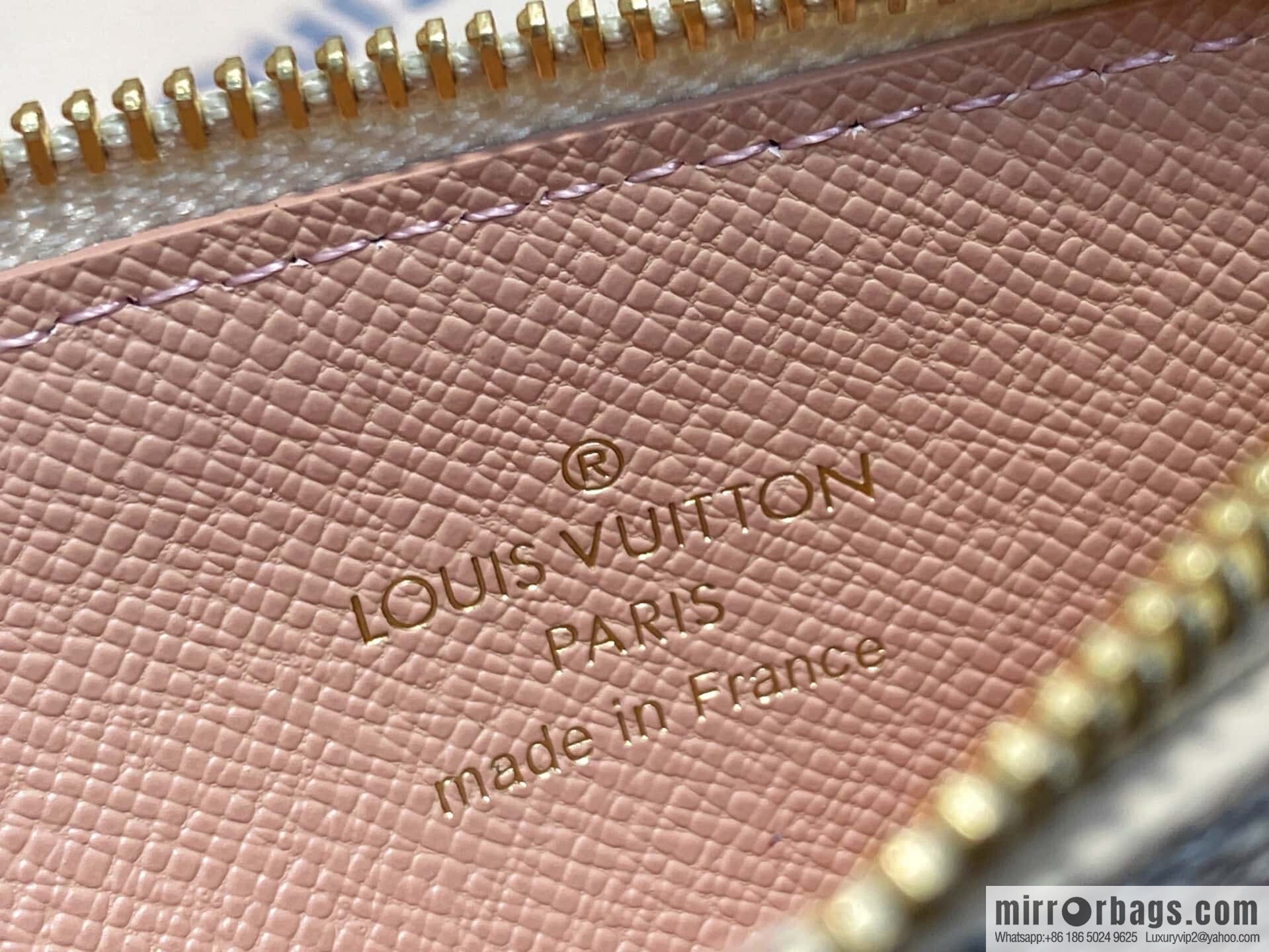 [Boutique‑grade] N00131 white grid pink, card bag card clip wallet M81881 M83602 Romy card clip
