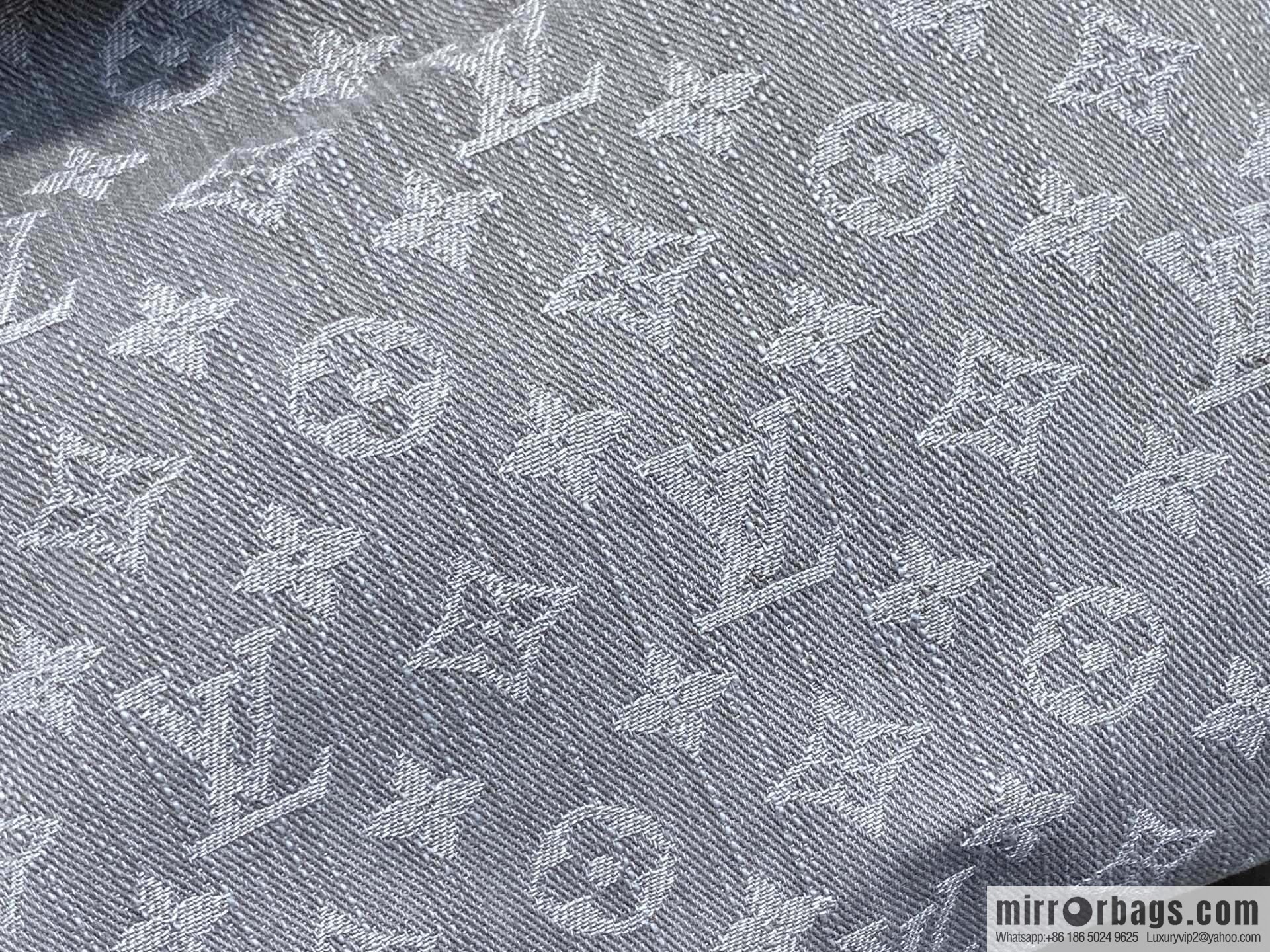 [Boutique‑grade] M13289 gray, denim shopping bag CARRYALL small handbag