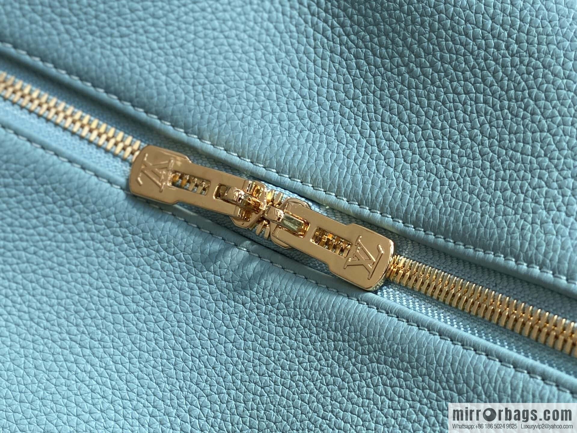 [Boutique‑grade] M13668 Macaron blue, full leather speedy pillow bag SPEEDY BANDOULIIZRE 40 handbag