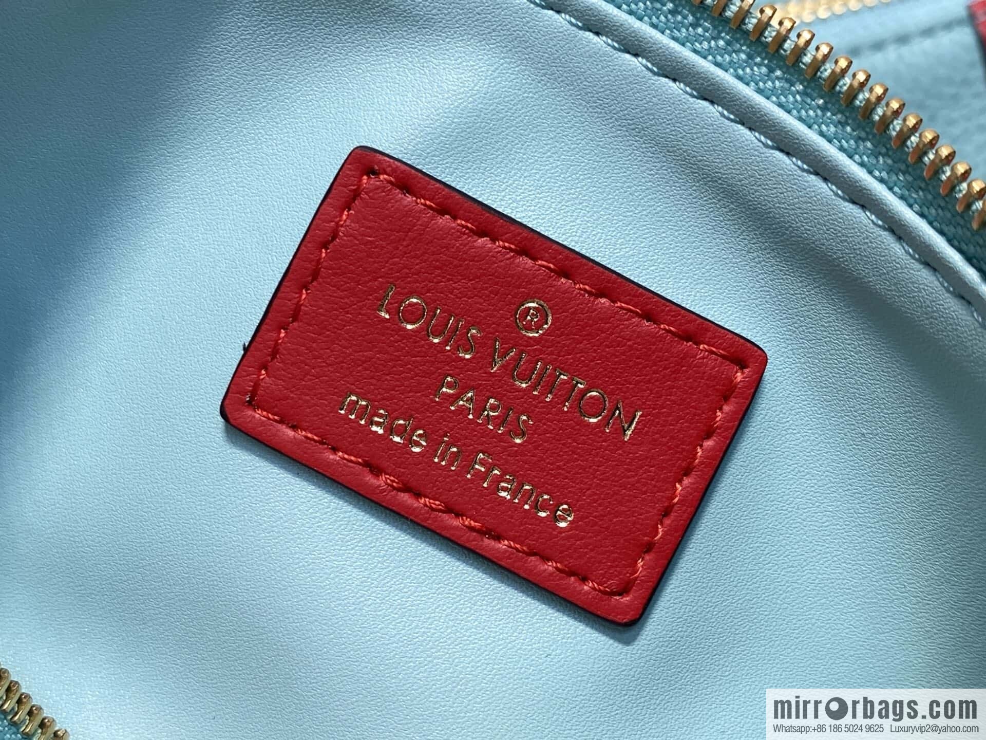 [Boutique‑grade] M13668 Macaron blue, full leather speedy pillow bag SPEEDY BANDOULIIZRE 40 handbag
