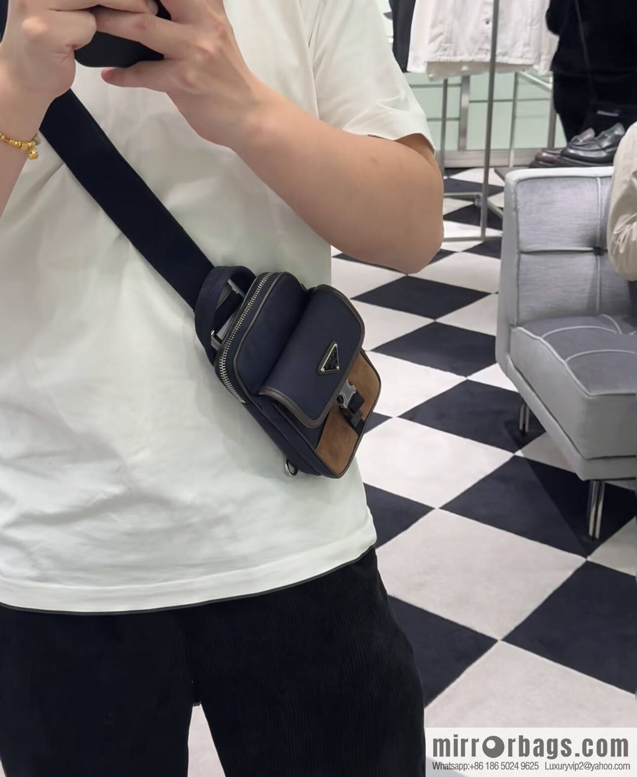 PRADA new mobile phone breast bag 2ZH194