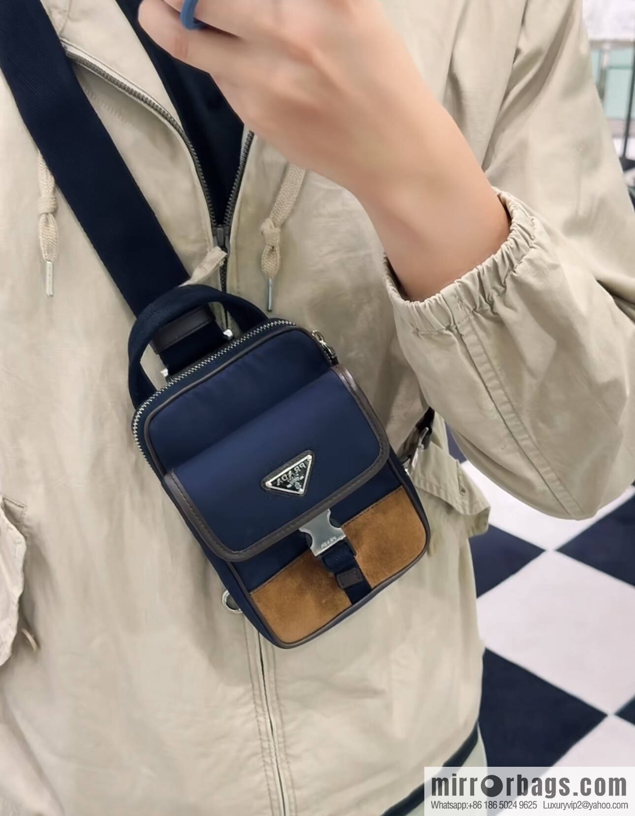 PRADA new mobile phone breast bag 2ZH194