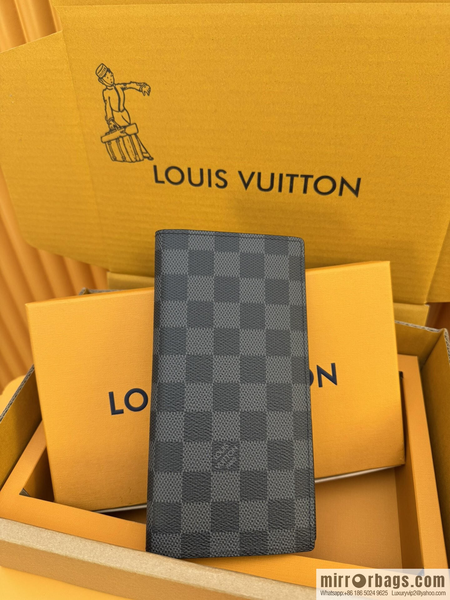 LV Brazza Wallet N62665 [Official Full Chip Version]