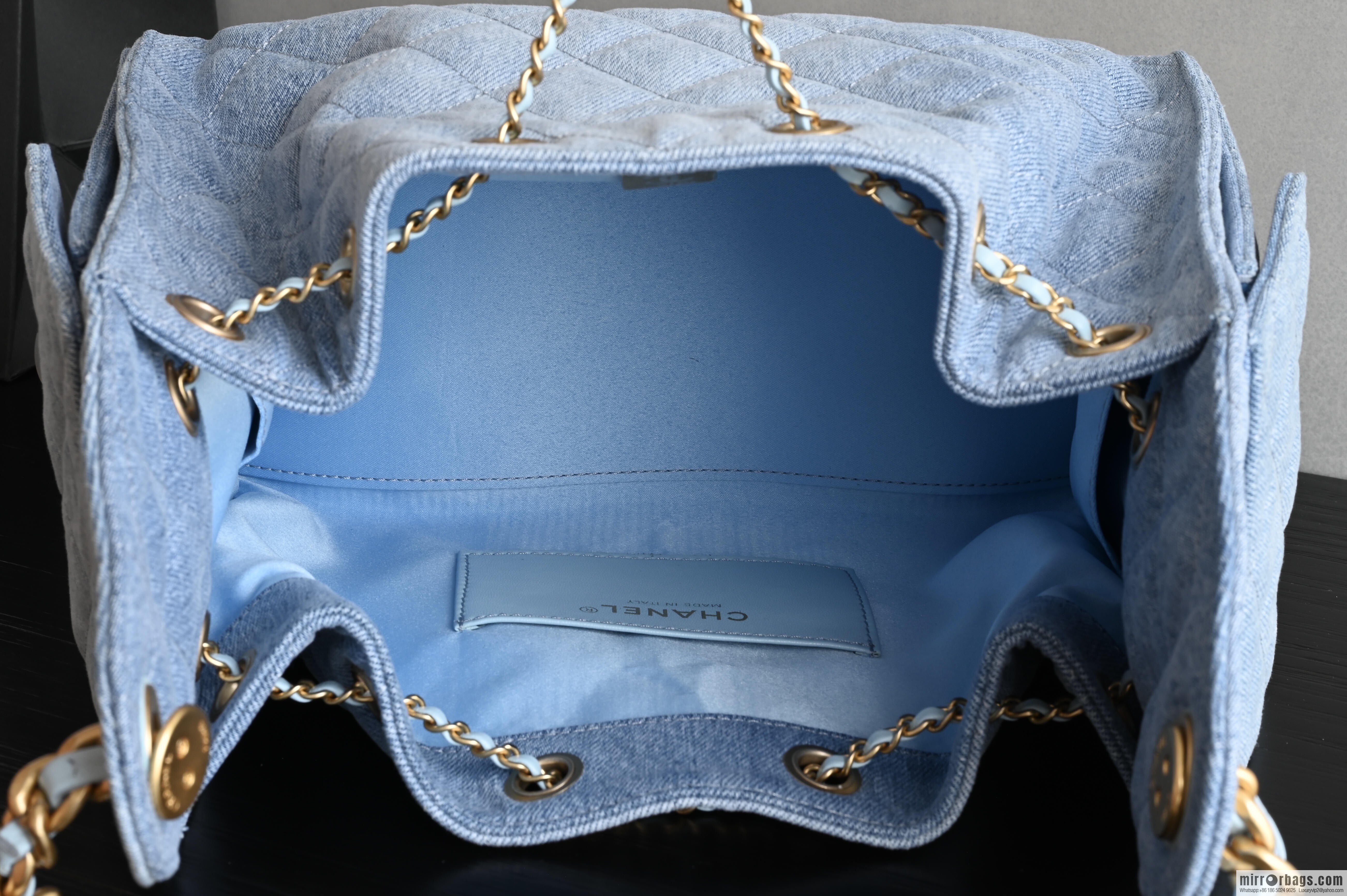 CHANEL Hippie Small, denim blue AS5293