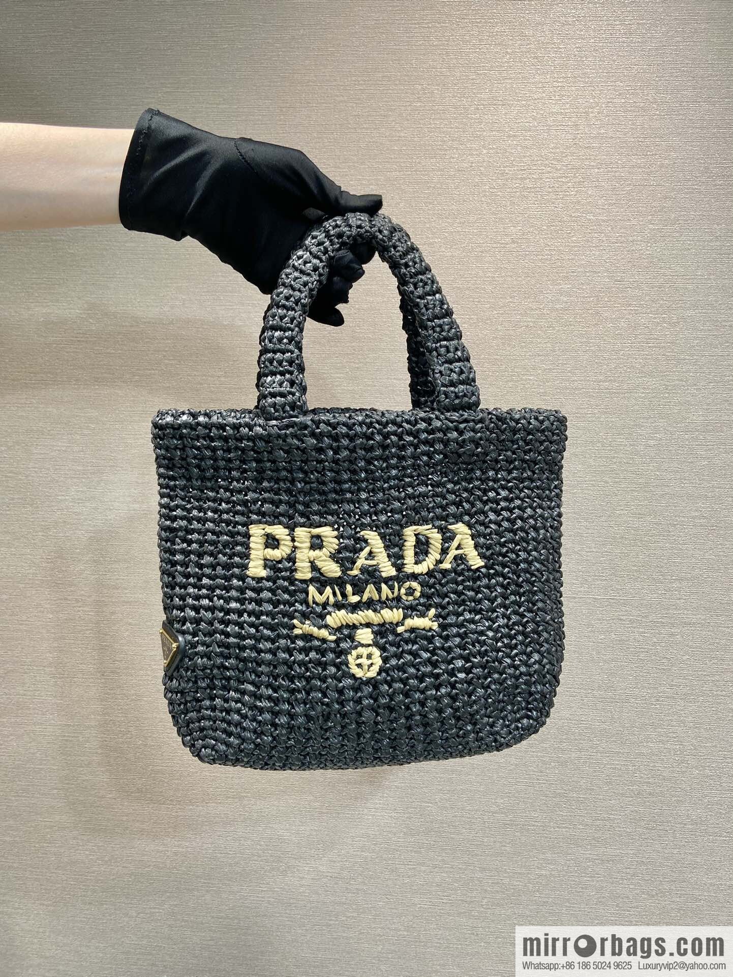 PRADA fiber tote bag 1BG422 small new color