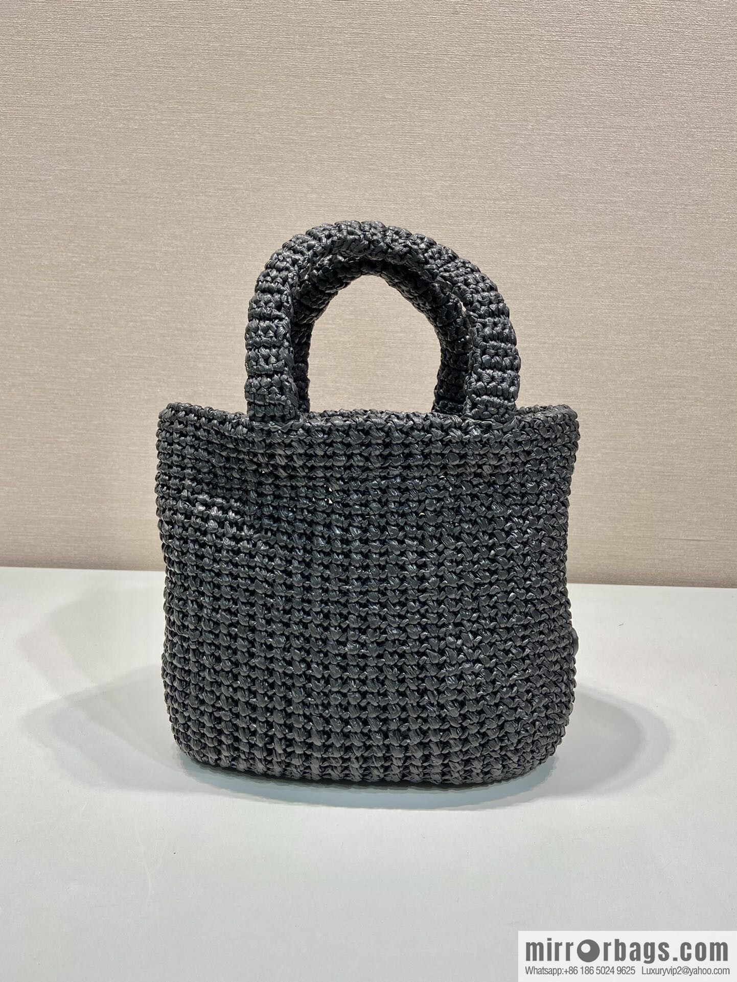 PRADA fiber tote bag 1BG422 small new color