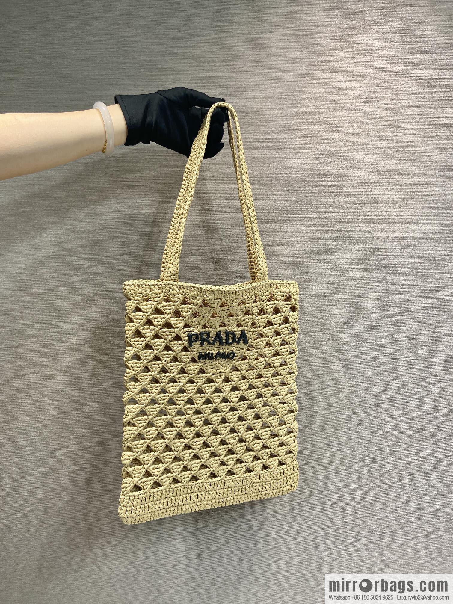 PRADA explosive tote bag 1BG493 braided
