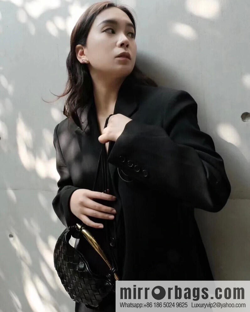 BV Mini Sardine Crossbody Bag 744267 Black