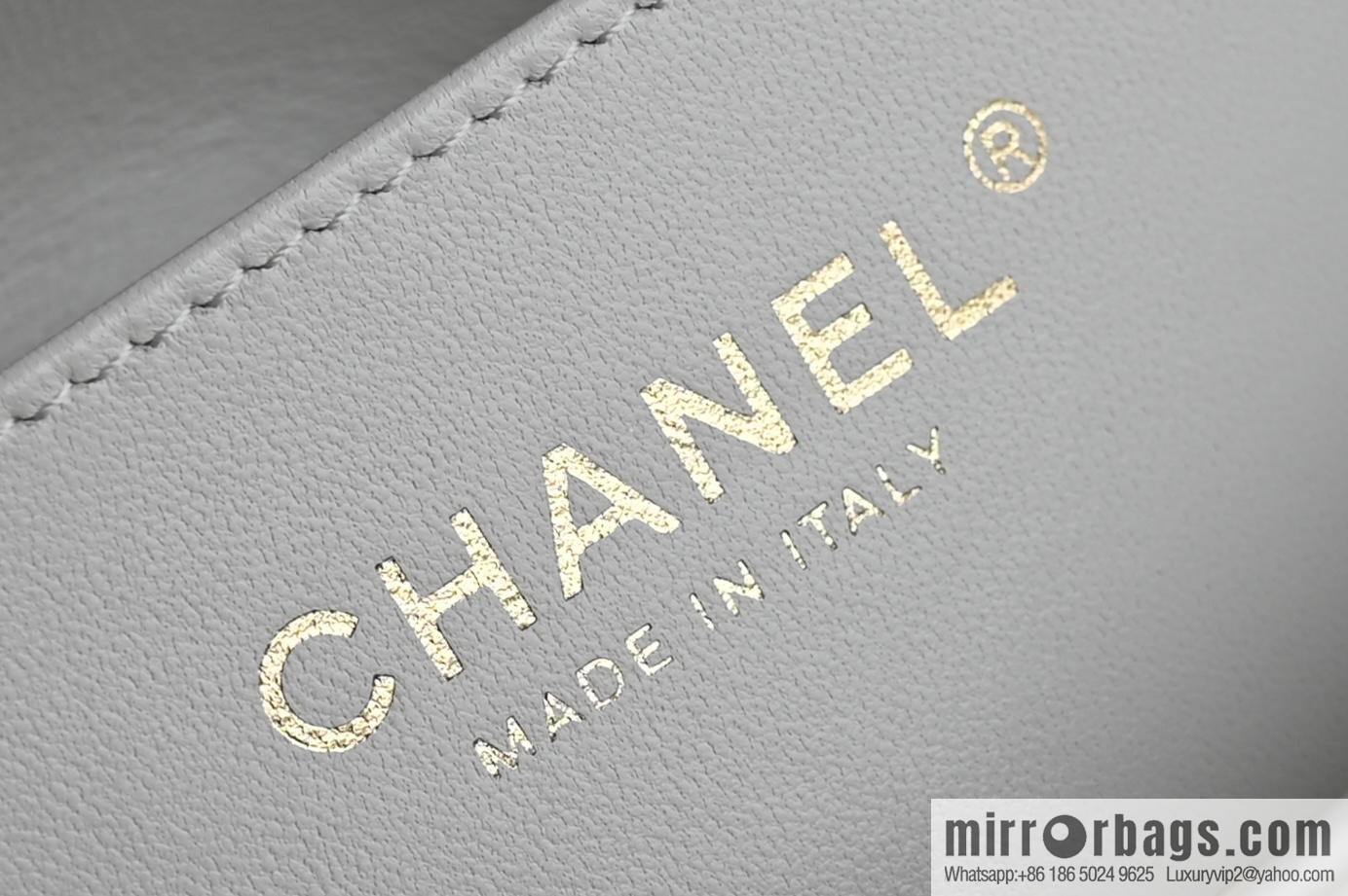 CHANEL 25P Mouth Cover Bag Hand Wrist AS2431 White