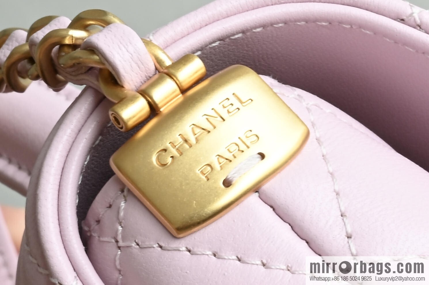 CHANEL Handle Kelly Horizontal Small AS5354 Pink