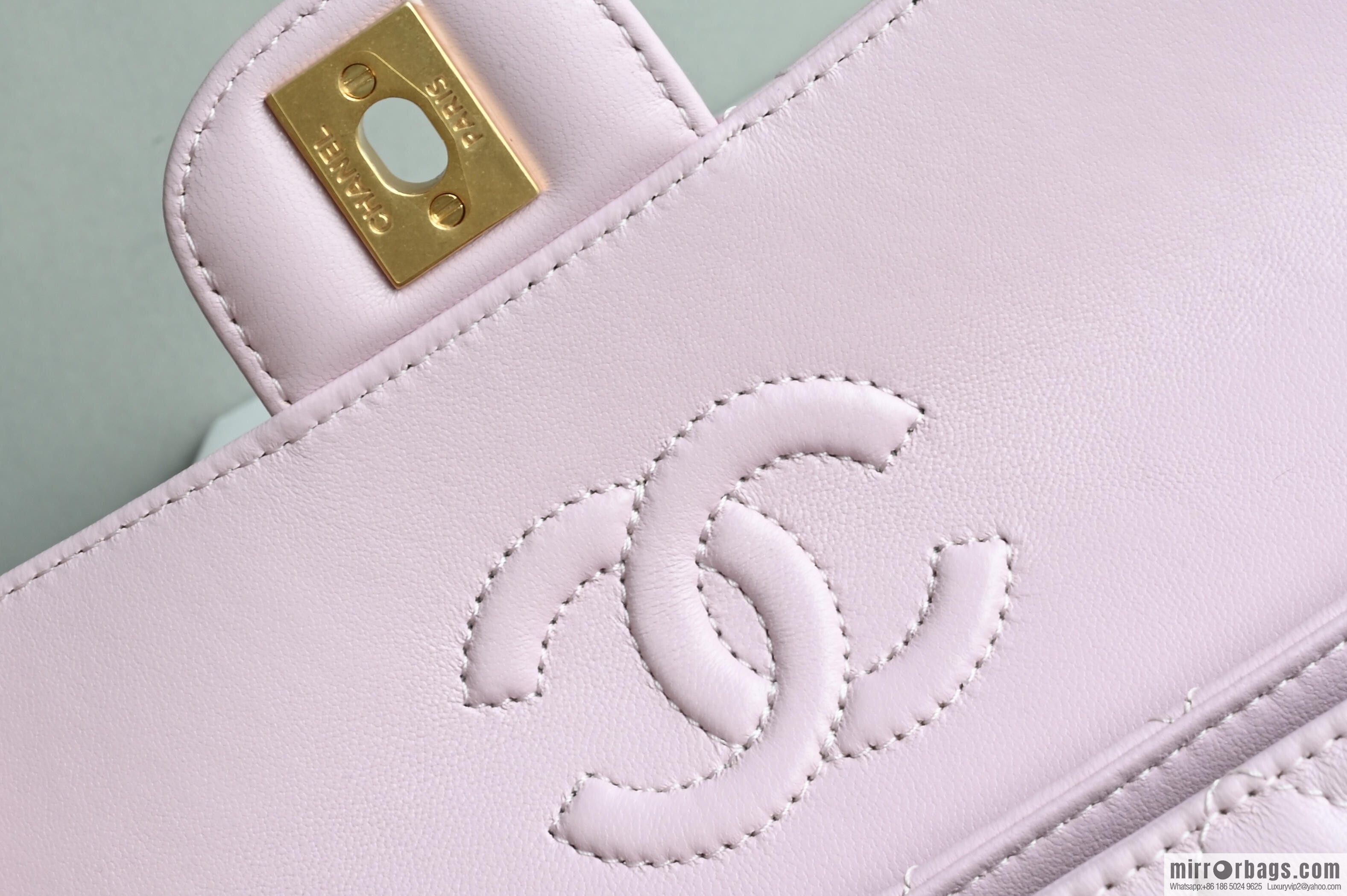 CHANEL Handle Kelly Horizontal Small AS5354 Pink