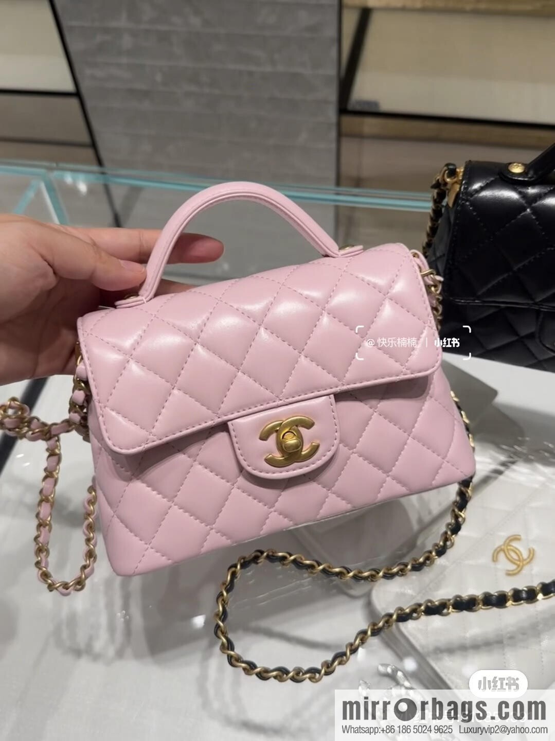 CHANEL Handle Kelly S AS5355 Pink