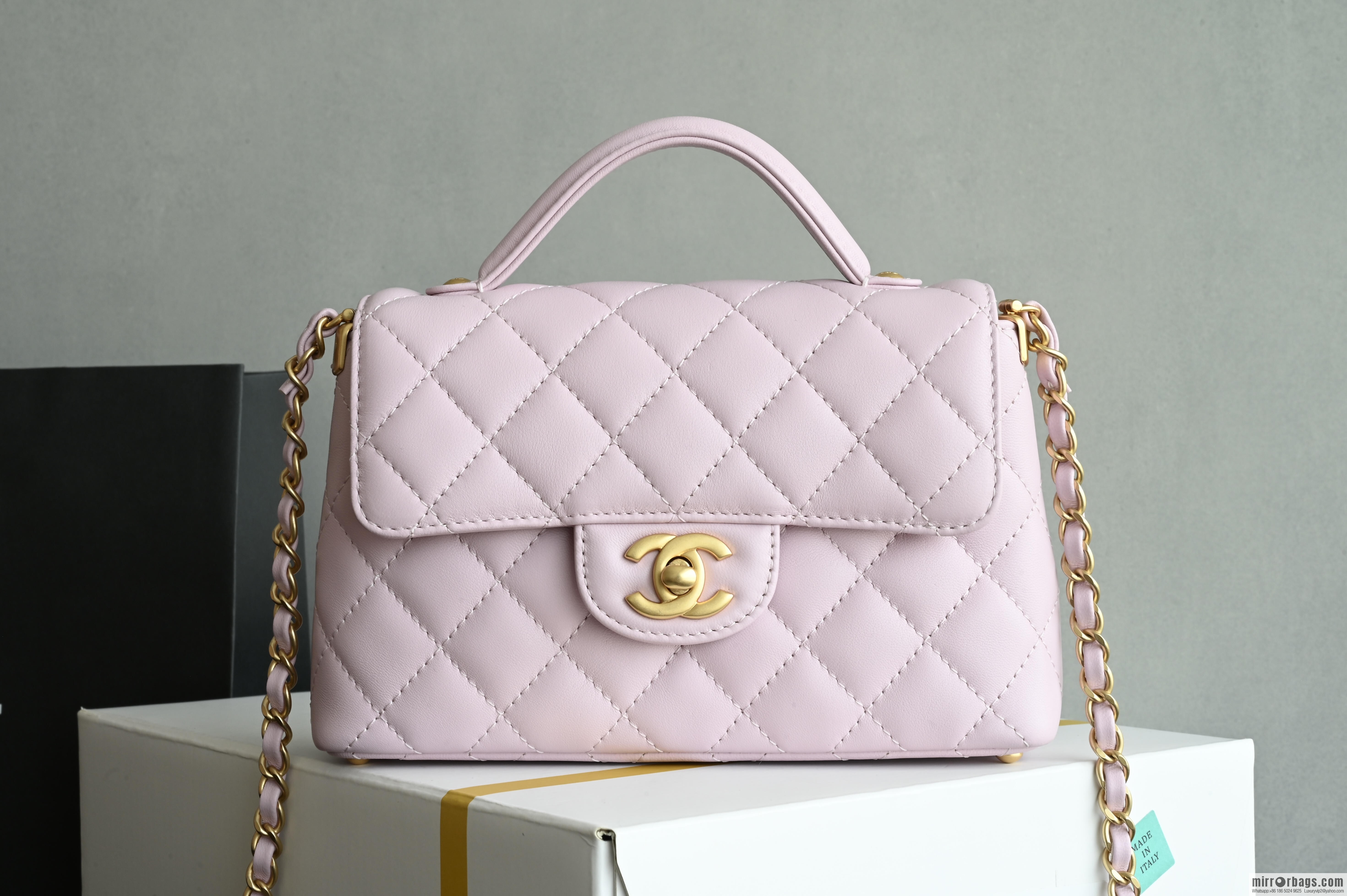 CHANEL Handle Kelly S AS5355 Pink