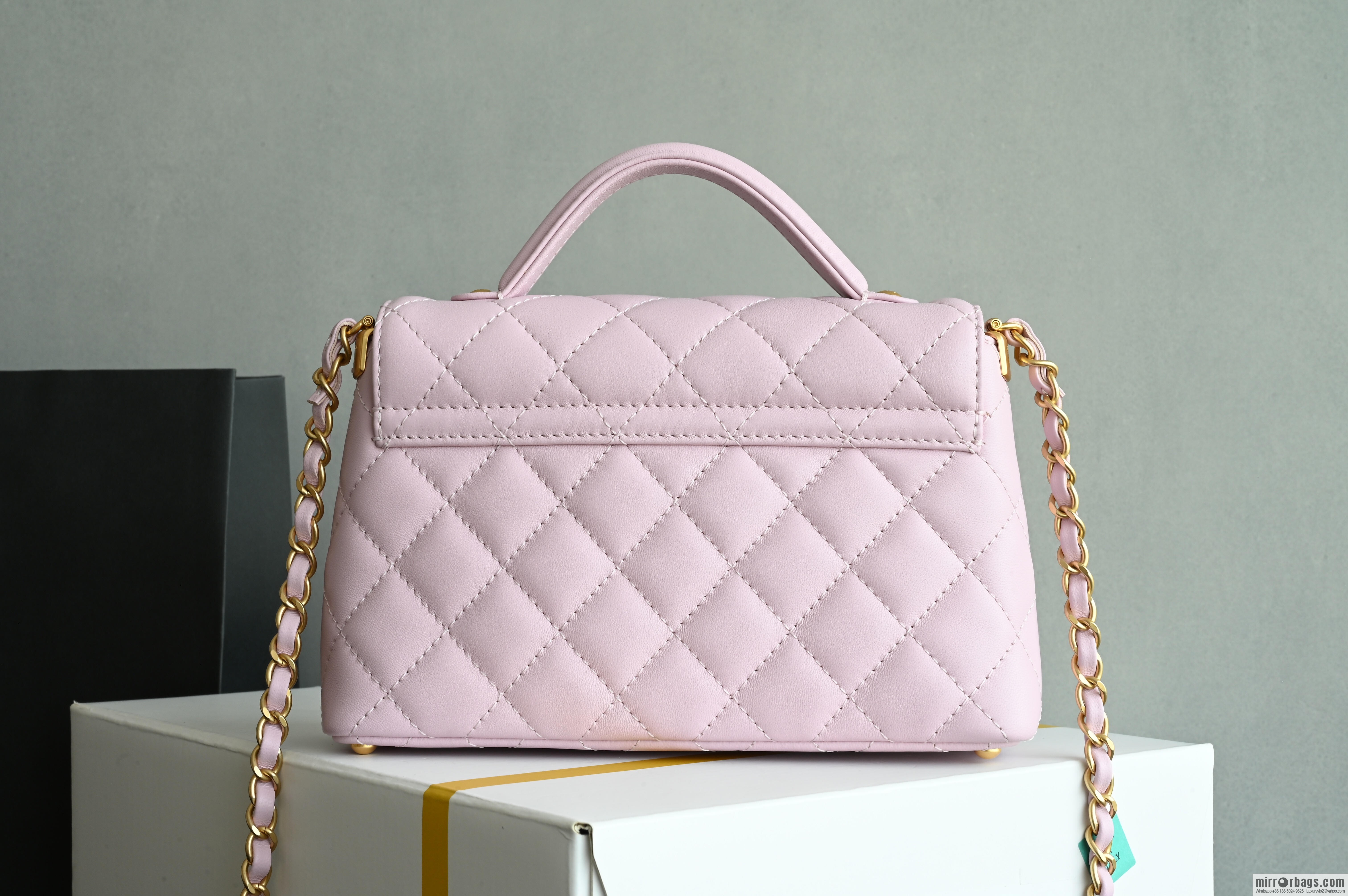 CHANEL Handle Kelly S AS5355 Pink