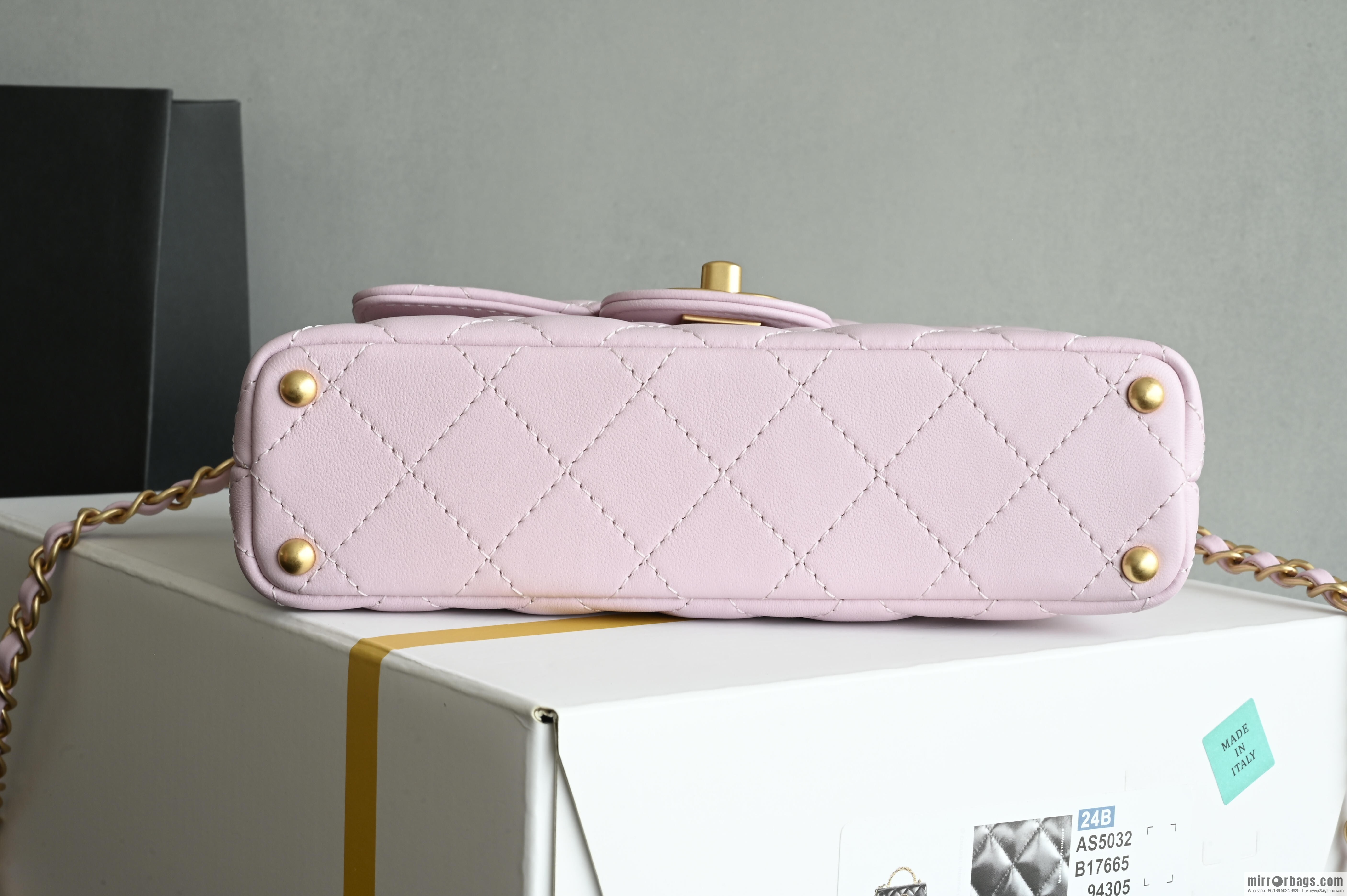 CHANEL Handle Kelly S AS5355 Pink
