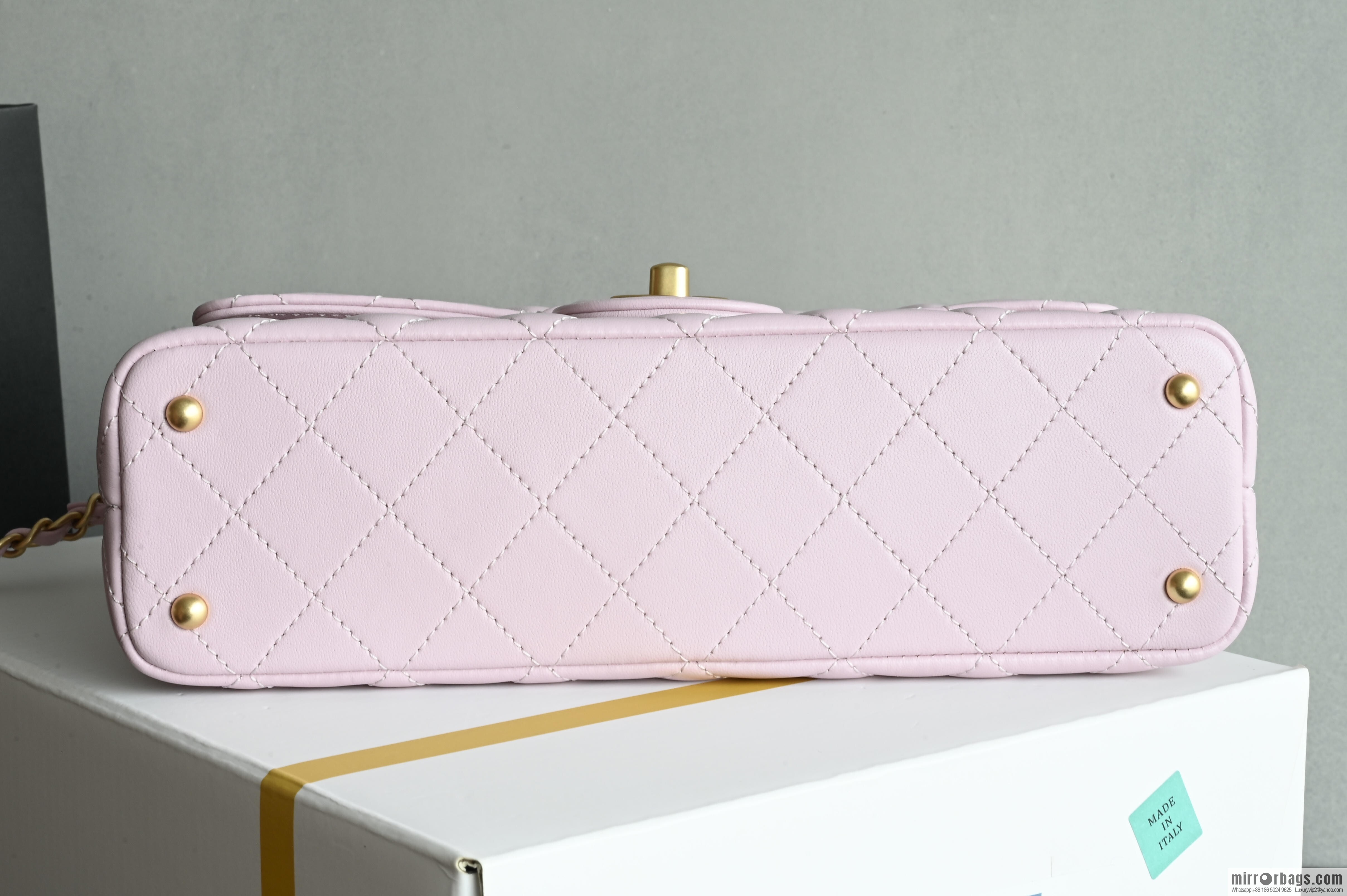 CHANEL Handle Kelly Large AS5356 Pink