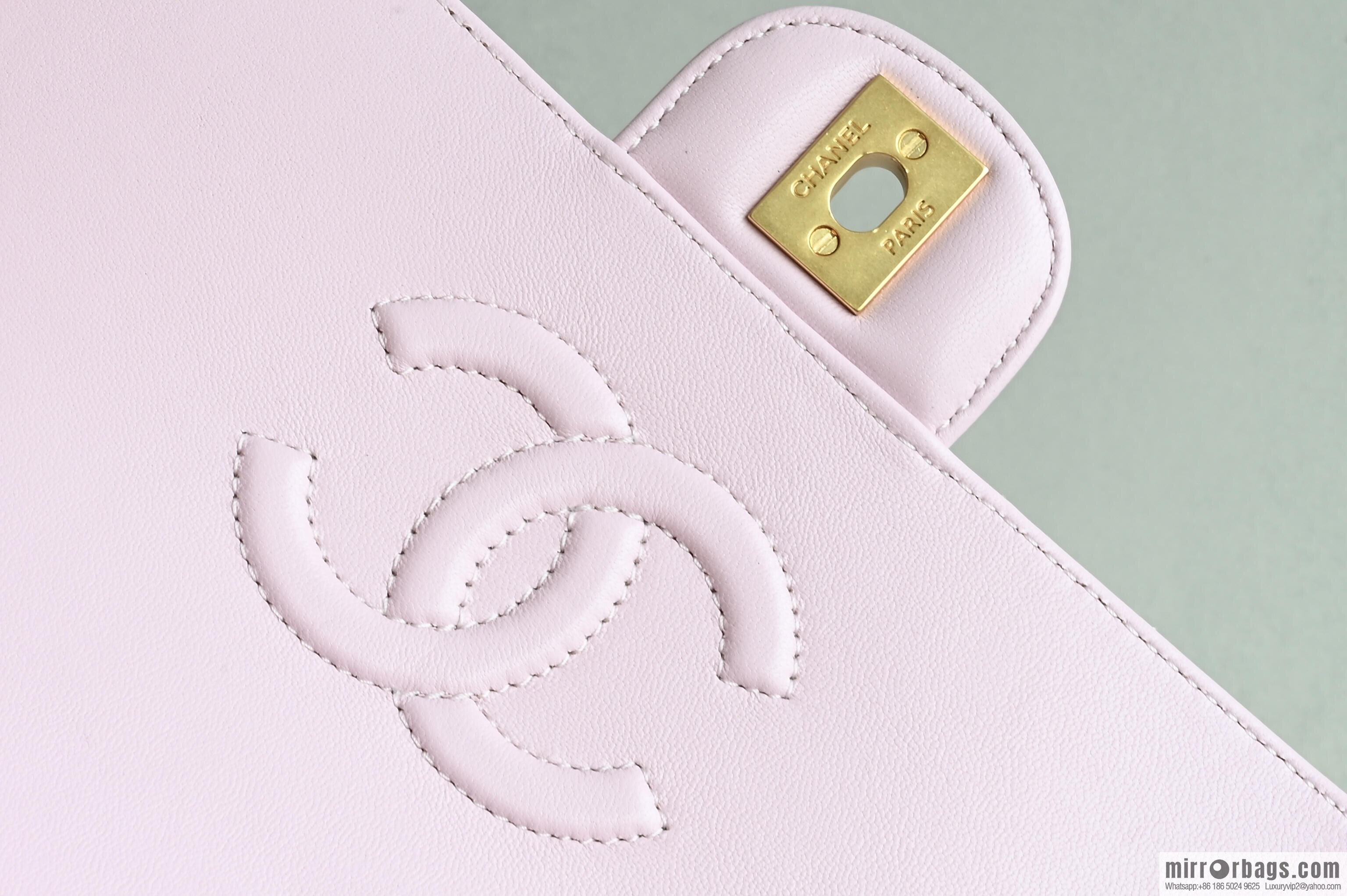 CHANEL Handle Kelly Large AS5356 Pink