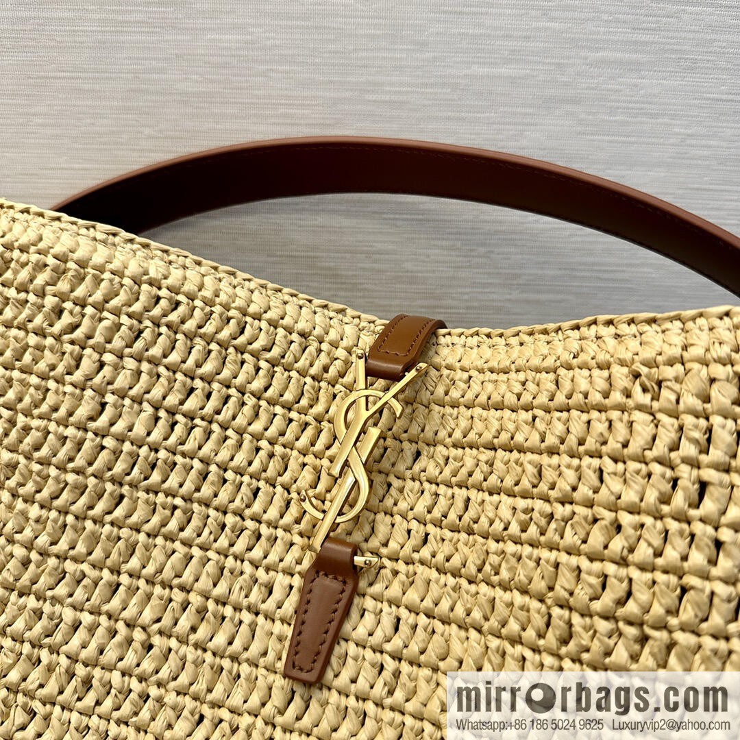 YSL woven bucket bag _ 773991 natural color