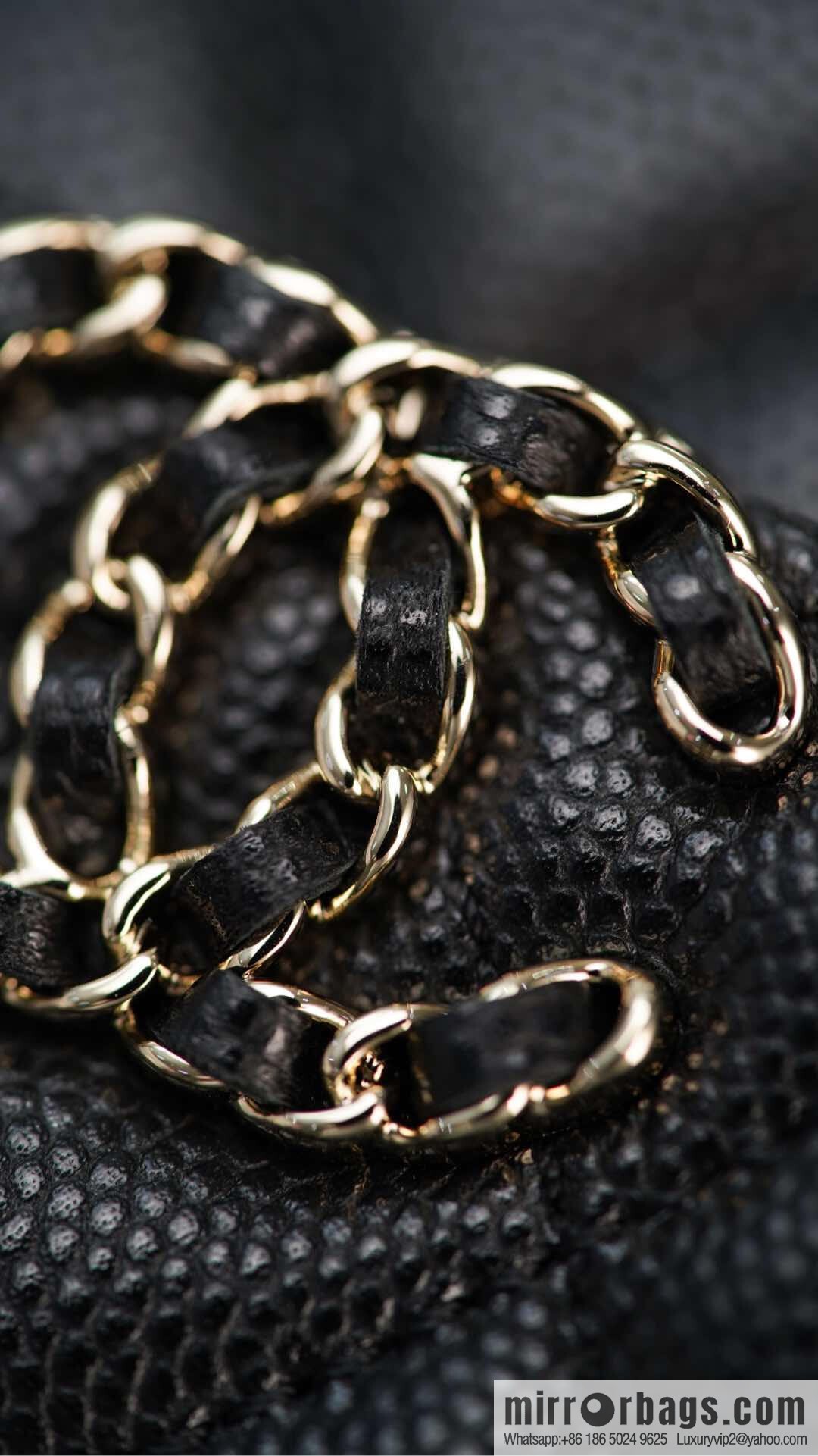 CHANEL 25s Cross Handle Black Gold 🐂 Horizontal AP3238