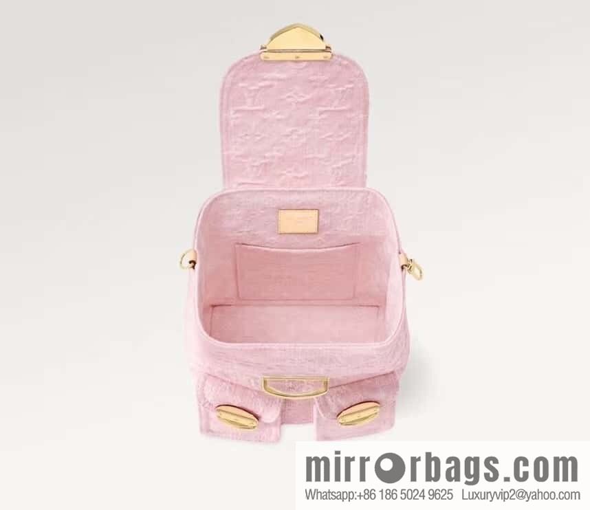 [Boutique‑grade] M13031 pink, denim backpack Venice backpack