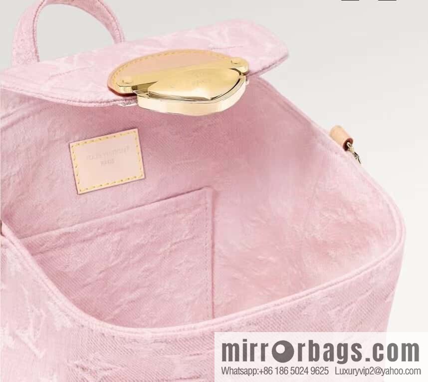 [Boutique‑grade] M13031 pink, denim backpack Venice backpack