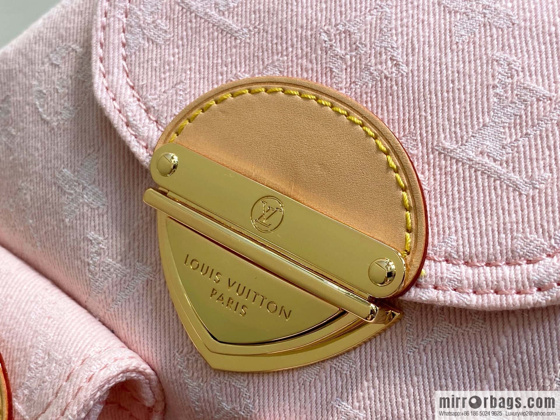 [Boutique‑grade] M13031 pink, denim backpack Venice backpack