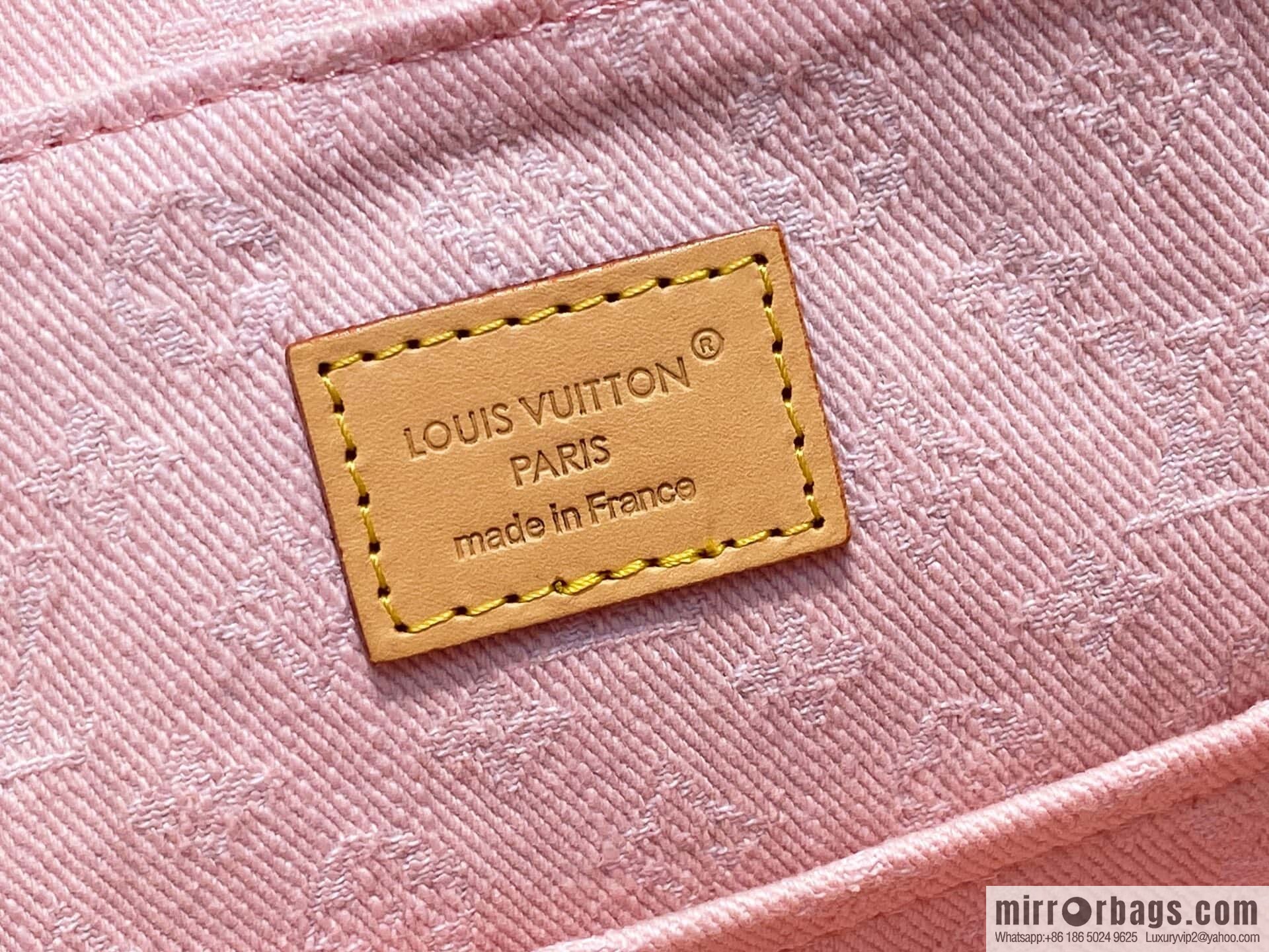 [Boutique‑grade] M13031 pink, denim backpack Venice backpack