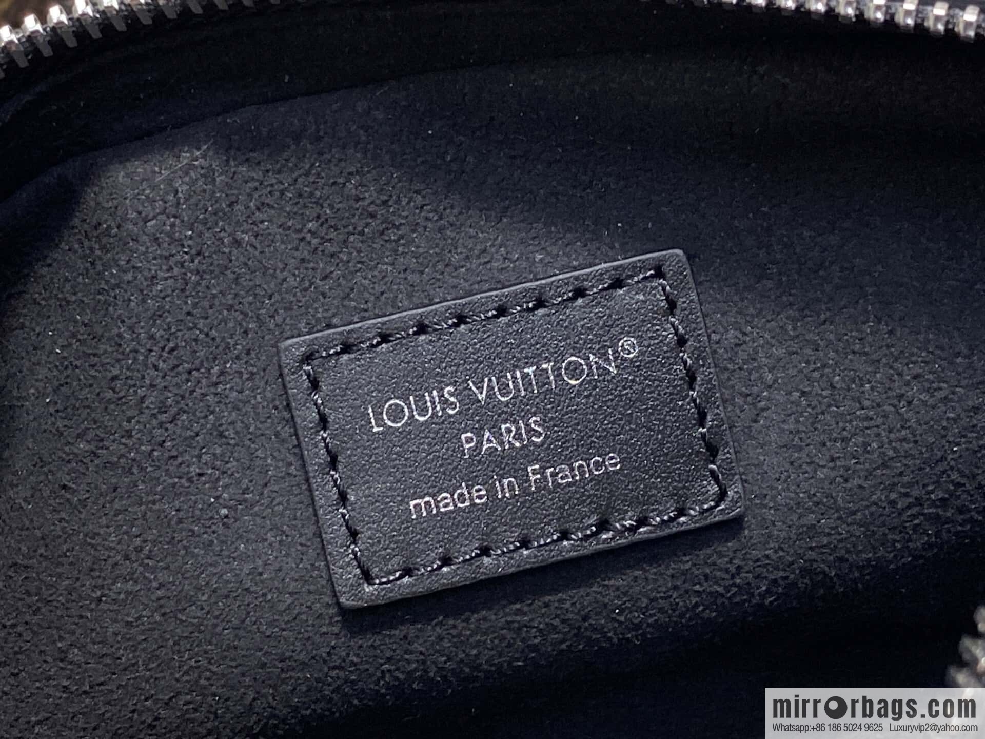 [Boutique‑grade] M14544 black, full leather chain bag POCHETTE VIBE handbag