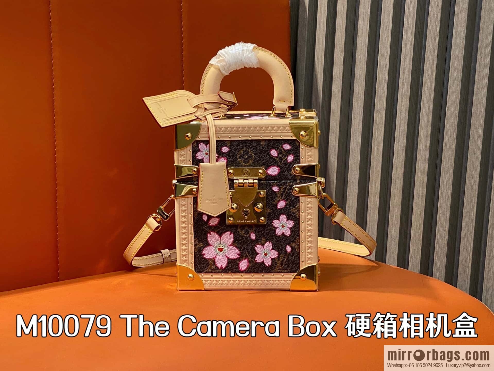 [Boutique‑grade] M13562 light blue flower, box bag, box WALLET TRUNK TAIGARAMA handbag