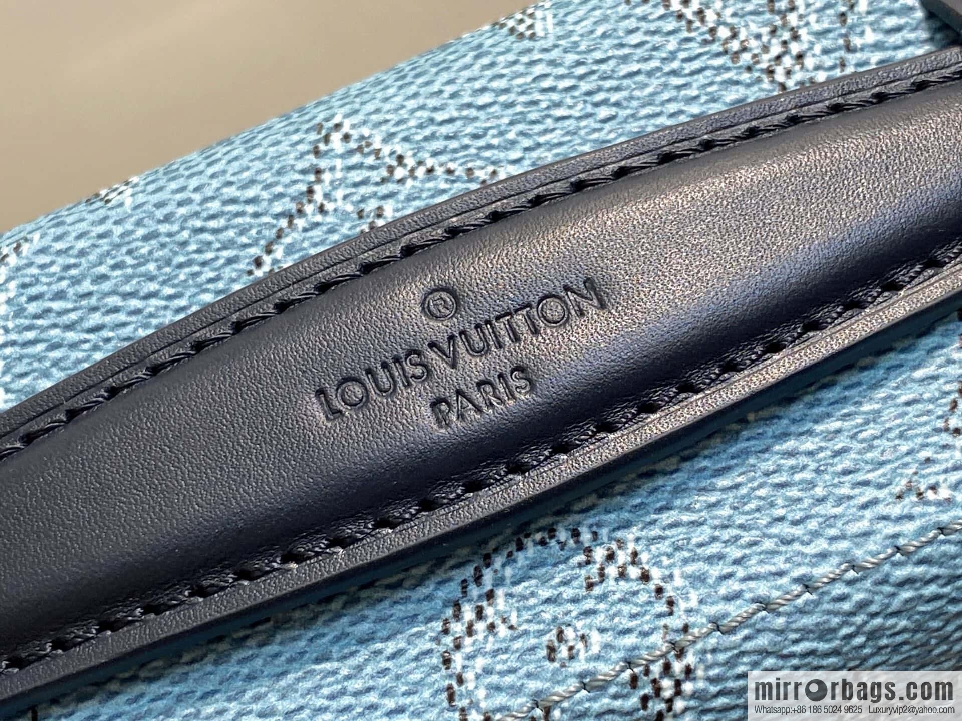 [Boutique‑grade] M15035 blue, men's bag, box bag, Soul Trunk handbag.