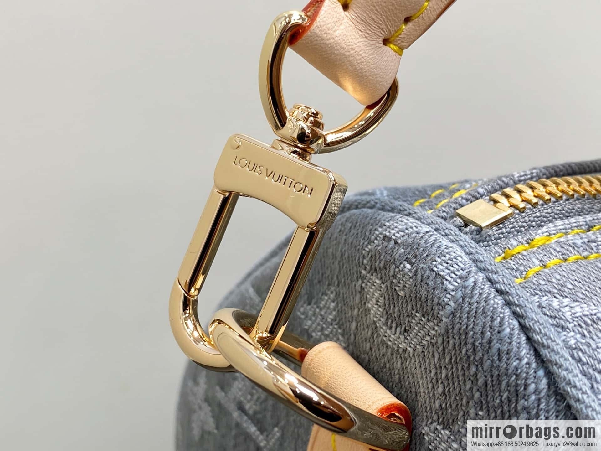 [Boutique‑grade] M13344 gray, denim speedy pillow bag SPEEDY SOFT 30 handbag