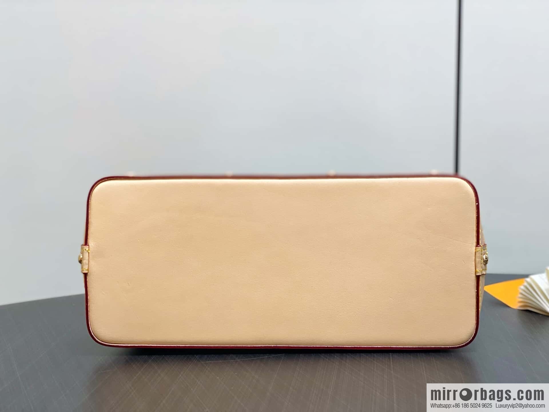 [Boutique‑grade] M13750 gray, denim cosmetic bag POCHETTE COSMÉTIQUE large cosmetic bag