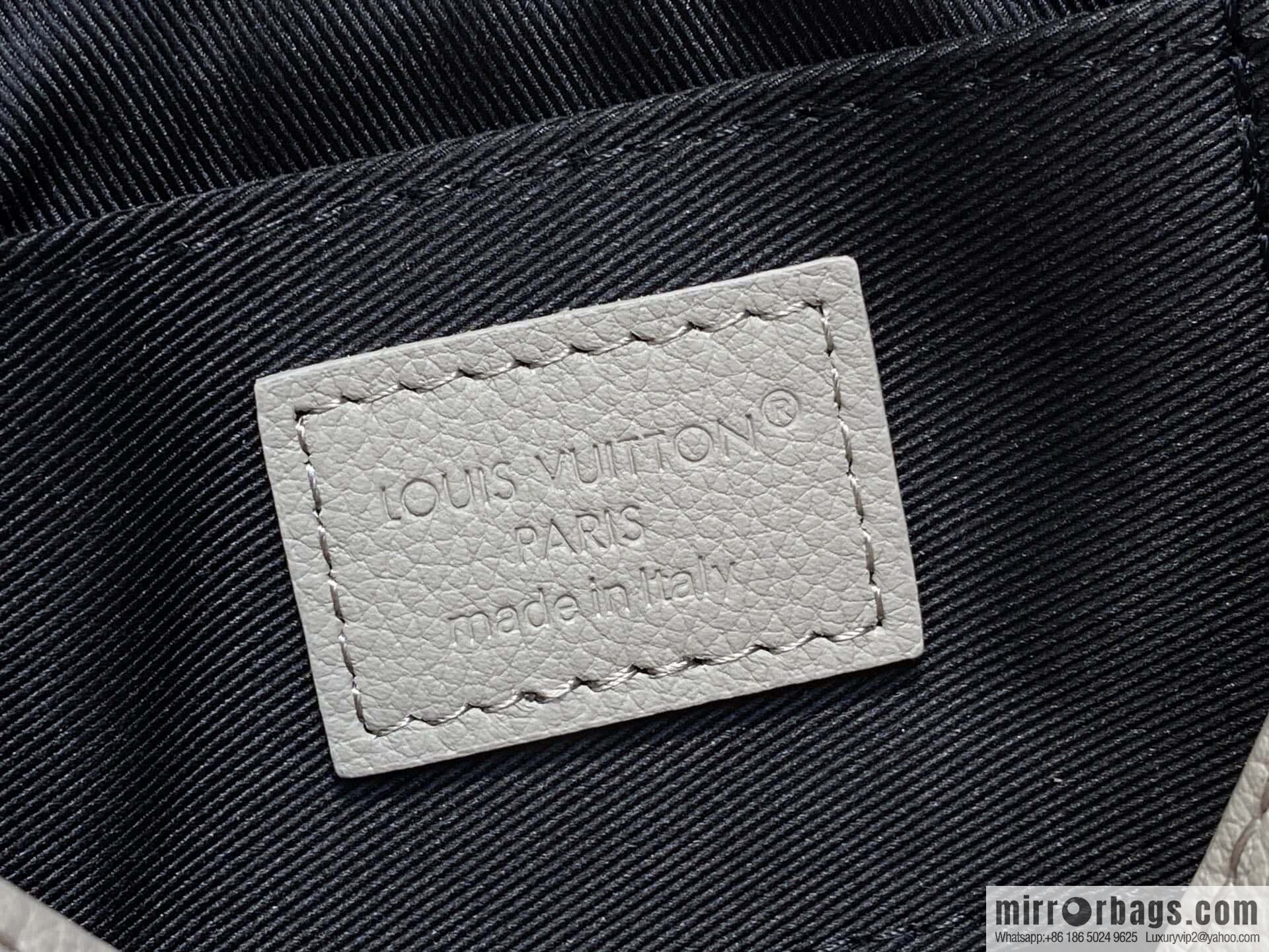 [Boutique‑grade] M14794 gray, full leather embossed men's bag messenger bag Pulse mini handbag