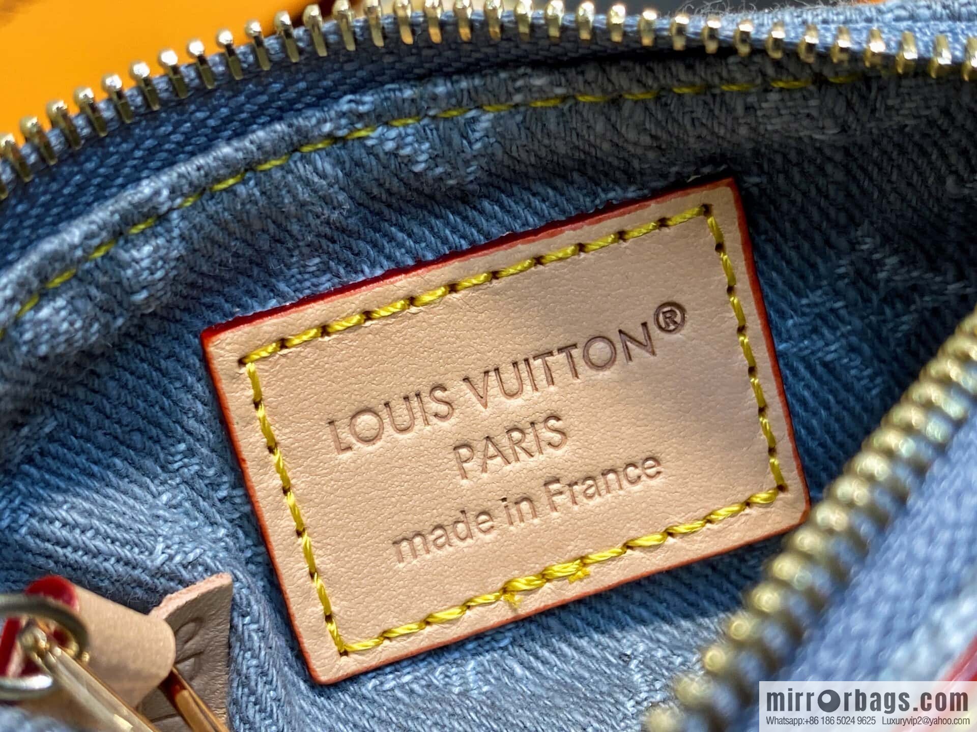 [Boutique‑grade] M13208 gray, denim denim key bag wallet