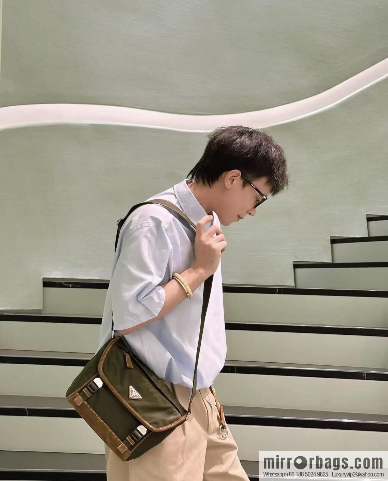 PRADA new mailman bag 2VD066S