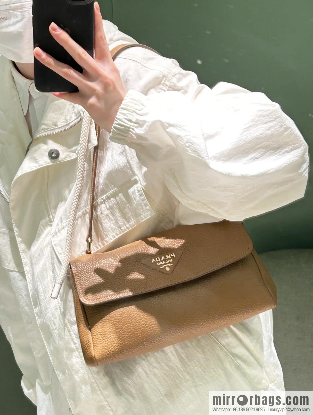 PRADA new 1BN022 brown
