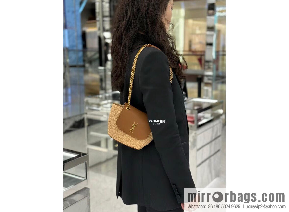 YSL 𝗠𝗜𝗡𝗜 𝗠𝗔𝗡𝗢𝗡 raffia 774269