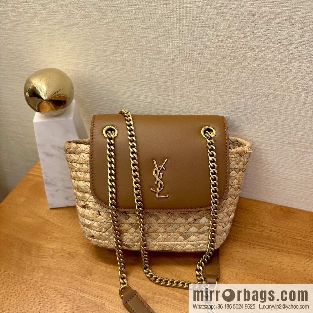 YSL 𝗠𝗜𝗡𝗜 𝗠𝗔𝗡𝗢𝗡 raffia 774269