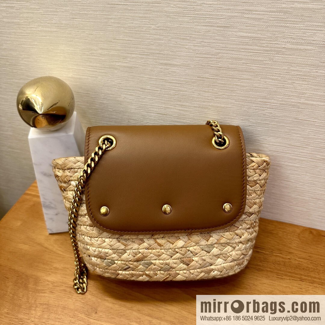 YSL 𝗠𝗜𝗡𝗜 𝗠𝗔𝗡𝗢𝗡 raffia 774269